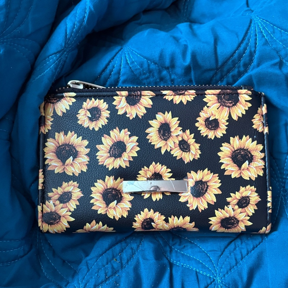 Sunflower Pattern Women's Wallet